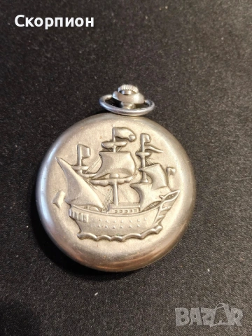 Джобен часовник - Молния - СССР - КОРАБ - Промоция, снимка 10 - Джобни - 49241222