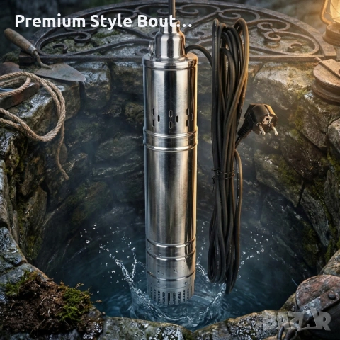 Дебит - Винтова водна помпа за дълбоки кладенци 1500W 2 m³/h ефективна , снимка 11 - Други стоки за дома - 54090903