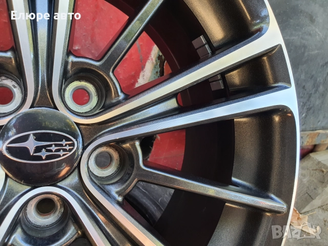 Джанти Субару,Subaru BRZ 5x100x7J17ет48, снимка 8 - Гуми и джанти - 51740302