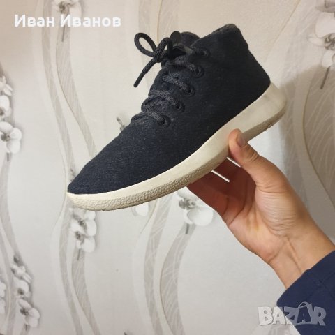 водоотблъсквaщи Allbirds вълнени маратонки Mizzle 1119 NV1  номер 39 , снимка 7 - Маратонки - 42814525