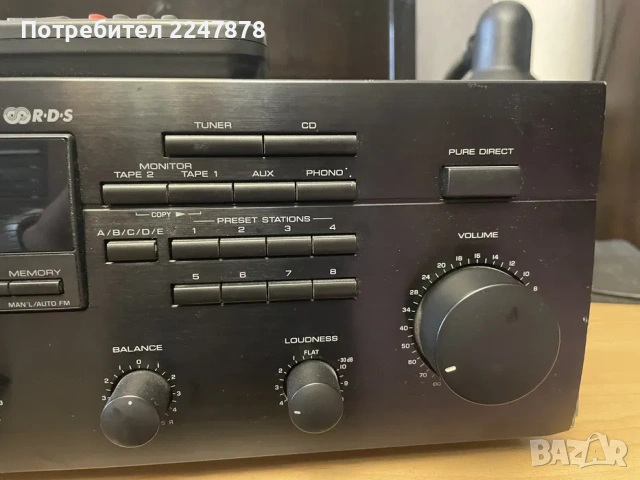 Продавам усилвател Audio receiver Yamaha RX-495RDS, снимка 3 - Ресийвъри, усилватели, смесителни пултове - 53304838