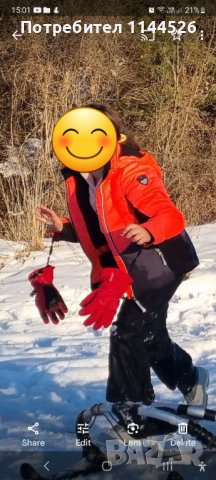 Нов полар за момиче 7-8г., 128см и ски маска/очила , снимка 3 - Детски якета и елеци - 42756143