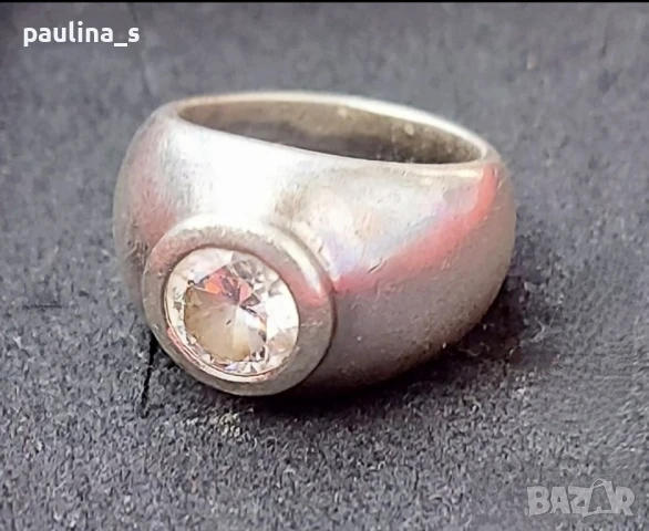 Два различни броя / Масивен сребърен пръстен проба 925 и Житен клас , снимка 15 - Пръстени - 44252740