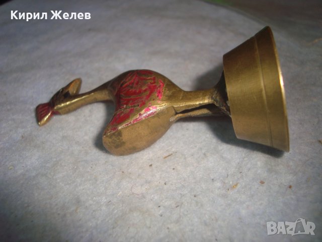 КРАСИВА СТАРА БРОНЗОВА ФИГУРКА - ПТИЦА МАЙСТОРСКА ИЗРАБОТКА СТАТУЕТКА 25134, снимка 7 - Колекции - 38108251