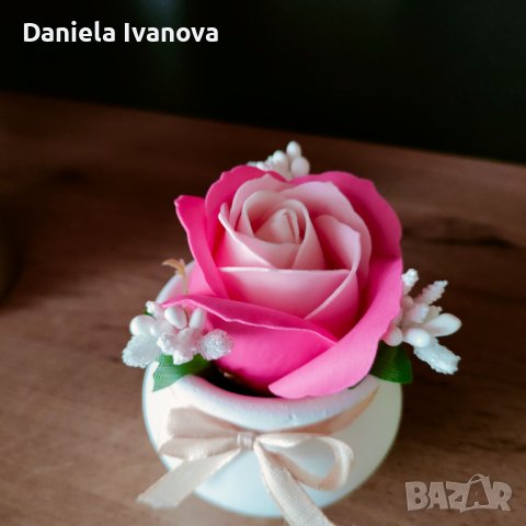 Сапунени рози, снимка 16 - Изкуствени цветя - 38183779