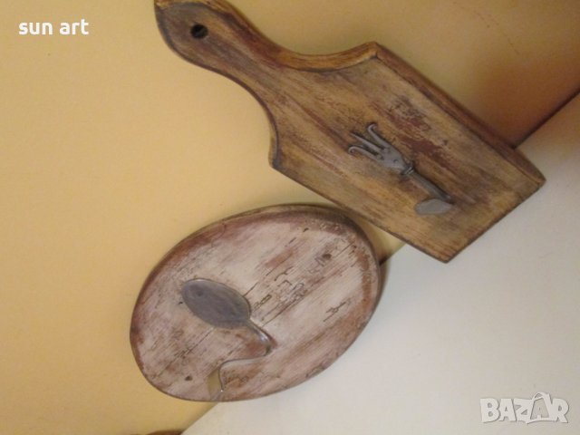 дървена арт закачалка Прованс, снимка 6 - Закачалки - 39514655