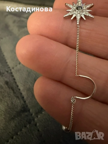 Сваровси обеци , снимка 4 - Обеци - 53918545