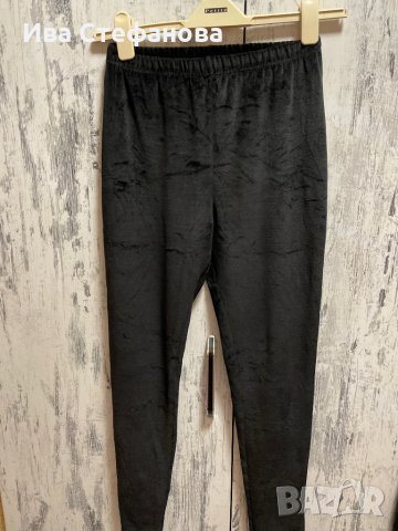 Черен еластичен плюшен клин , снимка 2 - Клинове - 35513946