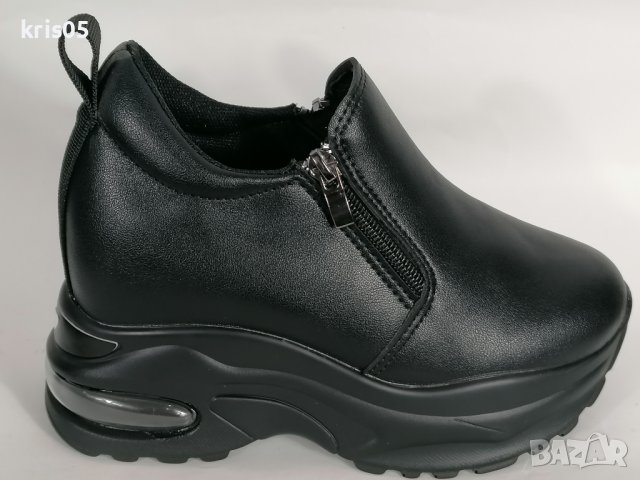 Черни маратонки на платформа