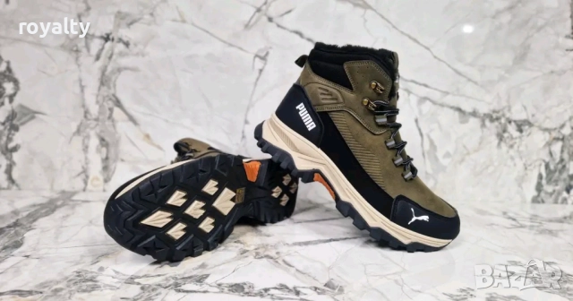 Puma Мъжки Ватирани Боти 40-46 Номер , снимка 2 - Мъжки боти - 52510370