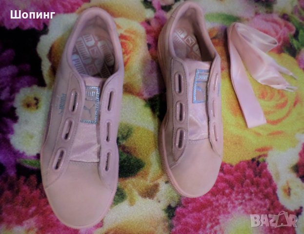 Дамски обувки Puma (№39, естествена кожа), снимка 10 - Дамски ежедневни обувки - 30198538