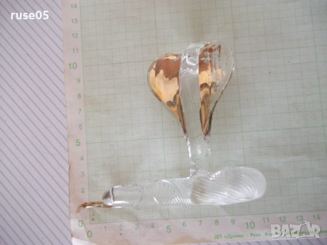 Фигура "Змия" стъклена, снимка 4 - Колекции - 53879459