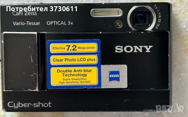Камера Sony DSC-T10, снимка 6 - Фотоапарати - 54298817