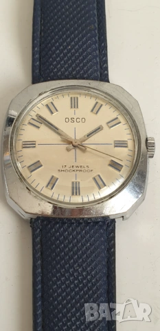 Винтидж ръчен часовник Osco 17 камъка, удароустойчив, снимка 3 - Антикварни и старинни предмети - 54139931