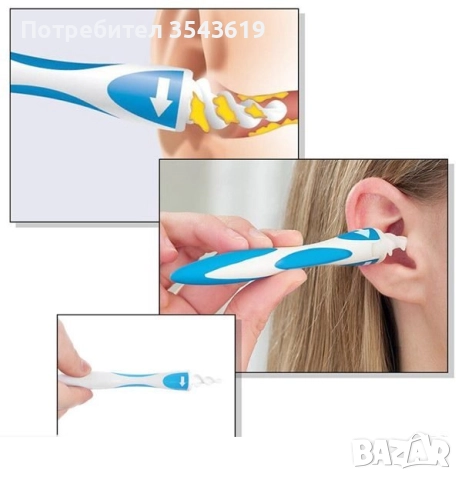 16 накрайника Уред за механично почистване на уши Find Back с мек силикон, снимка 3 - Други - 51746730