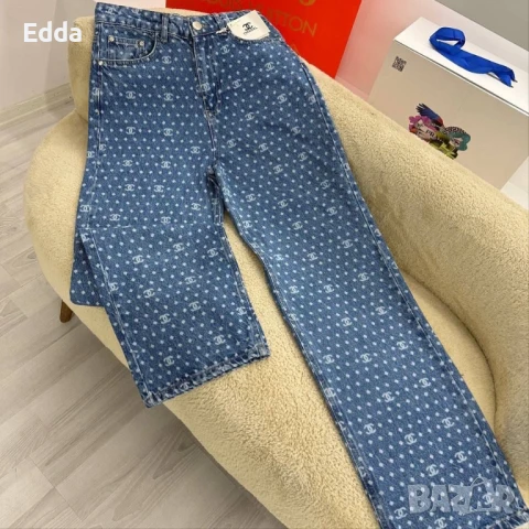 Chanel,fendi,Gucci,celine Комплект ,дънки,къси панталонки , снимка 7 - Комплекти - 51046519