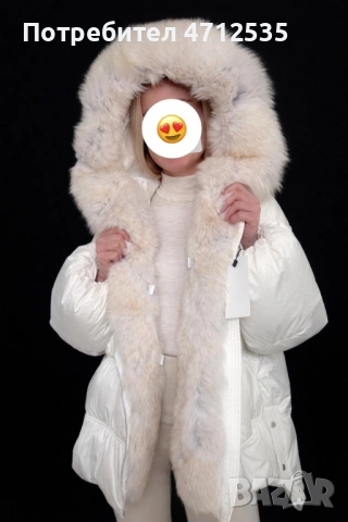 Луксозно дамско яке от естествен пух и кожа от лисица – леко, топло и елегантно