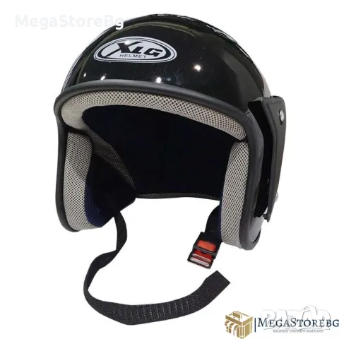 Каска за мотор скутер - 2415 - 2 Черно гланц, снимка 2 - Аксесоари и консумативи - 47787679