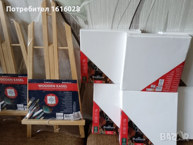 VAN BLEISWIJCK - Комплект от 2 броя Платна за рисуване.Стативи., снимка 15 - Картини - 44982757