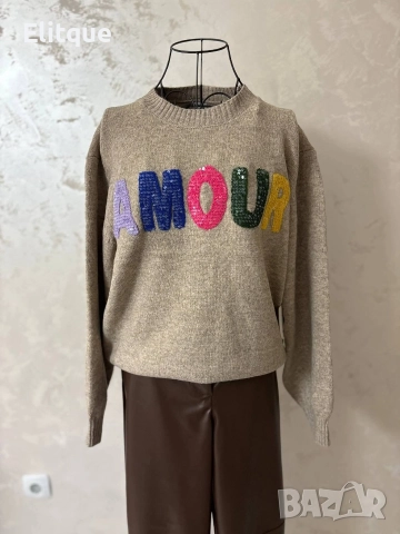 пуловер , снимка 2 - Блузи с дълъг ръкав и пуловери - 52750390