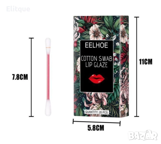 Течно червило в памучен тампон, 10 бр. в комплект (различни цветове), снимка 5 - Декоративна козметика - 52787537