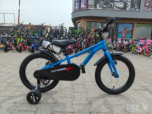 CROSS Алуминиев велосипед 16" BOXER син, снимка 12 - Велосипеди - 53922836