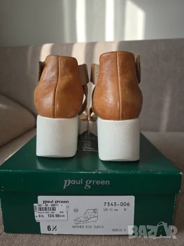 Кожени сандали Paul Green, снимка 6 - Сандали - 55707318
