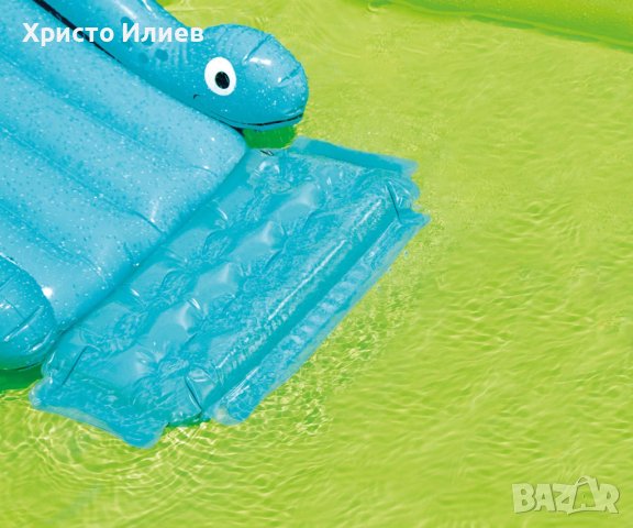 Надуваем басейн с динозаври Надуваем център за игра с пързалка Intex дино, снимка 6 - Басейни и аксесоари - 44430214