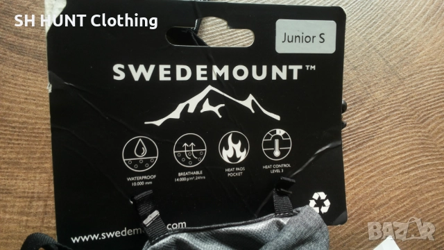 SWEDEMOUNT Anton Softshell Ski Glove JR Размер 6-8 г / S детски ски ръкавици 6-65, снимка 8 - Шапки, шалове и ръкавици - 52694988