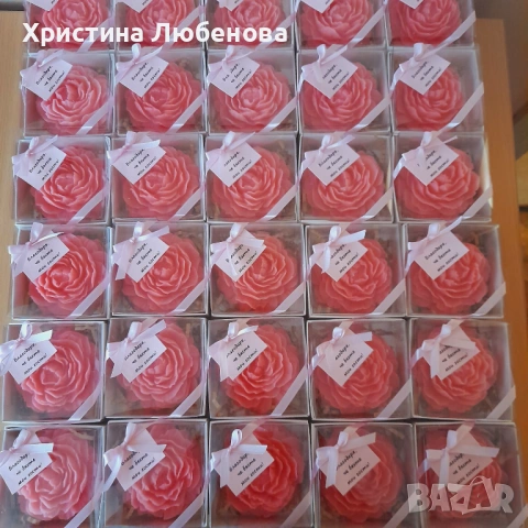 Стилни сапунени цветя, снимка 14 - Други - 42050377