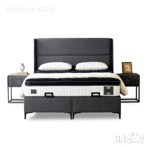 Тапицирани легла с метална конструкция!, снимка 2 - Спални и легла - 51382567