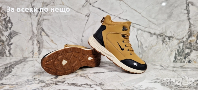 Nike Мъжки Зимни Кубинки С Топла Дебела Вата Найк - Налични Различни Цветове Код P1705, снимка 4 - Мъжки боти - 52969882