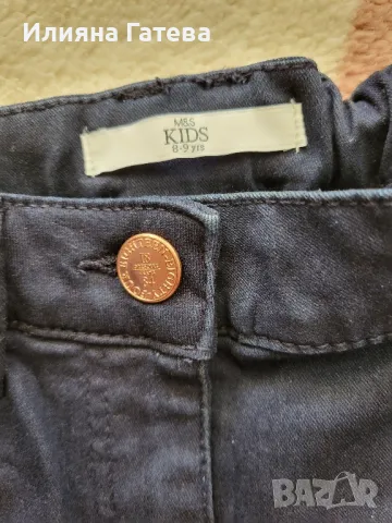 Дънки за момиче M&S 8г нови без етикет, снимка 3 - Детски панталони и дънки - 47628107
