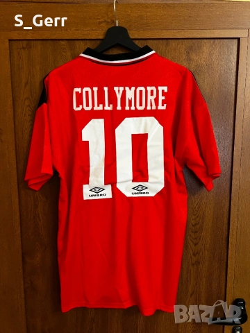 Ретро тениска Нотингам Collymore 10, снимка 2 - Фен артикули - 53059972