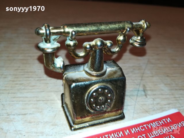 ТЕЛЕФОН-ЗЛАТИНКА-МИНИАТЮРА 1810211907, снимка 6 - Антикварни и старинни предмети - 34507400