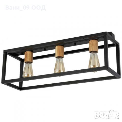 Таванна лампа в индустриален стил, снимка 3 - Лампи за таван - 38190422