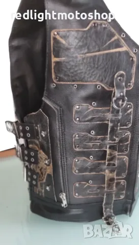 №4675 Атрактивен кожен мото елек, снимка 8 - Аксесоари и консумативи - 47272212