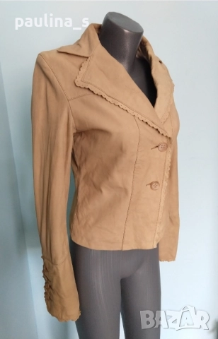 XXS / S - "Crazy - outfits" Germany / "Arma" Leather / Естествена кожа и набук яке , снимка 15 - Якета - 49674733