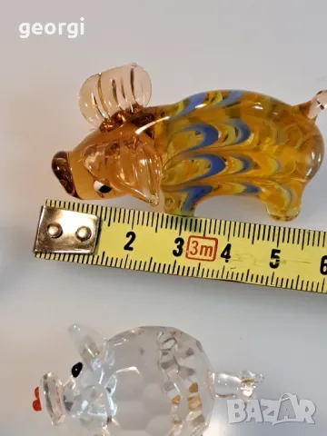 колекция стъклени мини фигурки на прасенца Murano , снимка 7 - Колекции - 48762547
