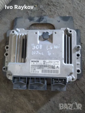 Компютър двигател за Peugeot 308, Citroen Berlingo, 1.6 HDI, 2007-2017г ,9664843780