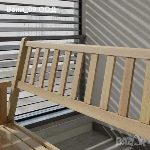 Сгъваема градинска пейка от акация, снимка 4 - Градински мебели, декорация  - 50510697