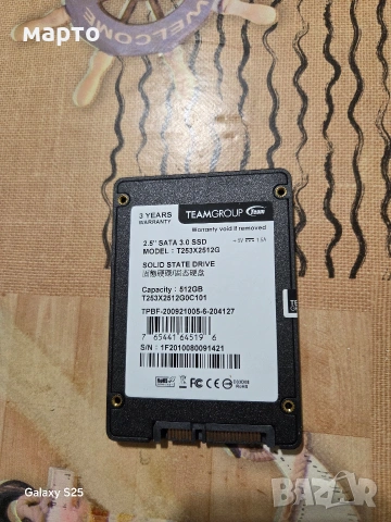 SSD Team Group 512гб, снимка 2 - Твърди дискове - 54195401
