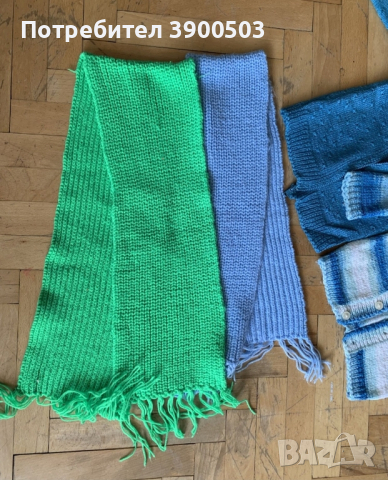 Плетени дрехи, снимка 2 - Шапки, шалове и ръкавици - 44649678