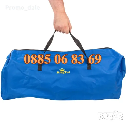 Комплект сгъваема маса с 4 стола за къмпинг, риболов, пикник + транспортна чанта, снимка 5 - Къмпинг мебели - 49538577