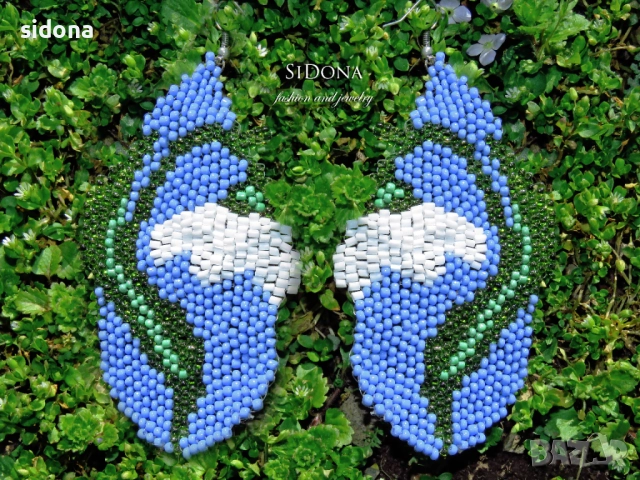 Обеци с мъниста SiDona II, снимка 7 - Обеци - 38012165