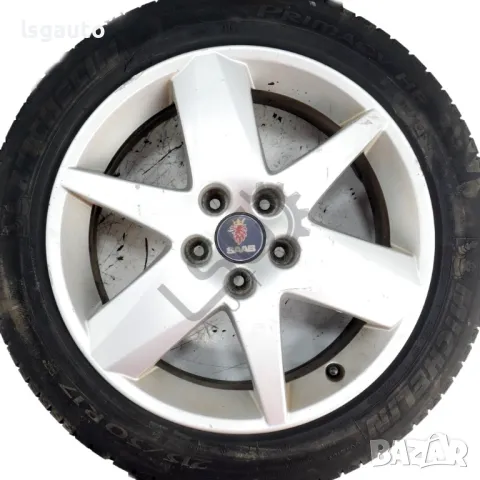 Алуминиеви джанти 5x110 с гуми R17 Saab 9-3 2004-2015 ID: 138953, снимка 2 - Гуми и джанти - 48233235