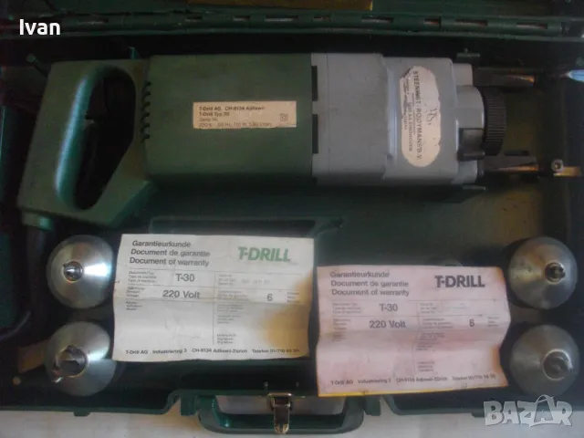 ЕЛ. МАШИНА ЗА ПРОБИВАНЕ И ФОРМОВАНЕ ЗА ТРОЙНИЦИ РАЗКЛОНЕНИЯ МЕДНИ ТРЪБИ T-DRILL T-30 ПЪЛЕН КОМПЛЕКТ, снимка 3 - Други инструменти - 50350069