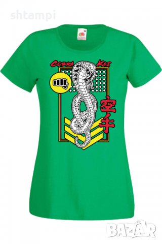 Дамска тениска Филм,Cobra kai 02,Игра,superhero,Изненада,Подарък,Повод,, снимка 7 - Тениски - 37727742