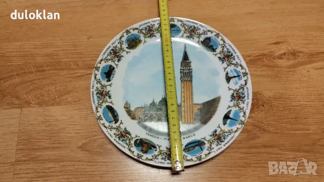 Красива порцеланова чиния от Венеция-Италия., снимка 2 - Други - 48708925