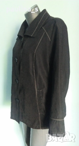 Два различни броя / Винтидж яке тип парка или късо манто, с хастар / голям размер , снимка 12 - Якета - 44989473